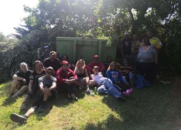 Úklid veřejných prostor v Litoměřicích.